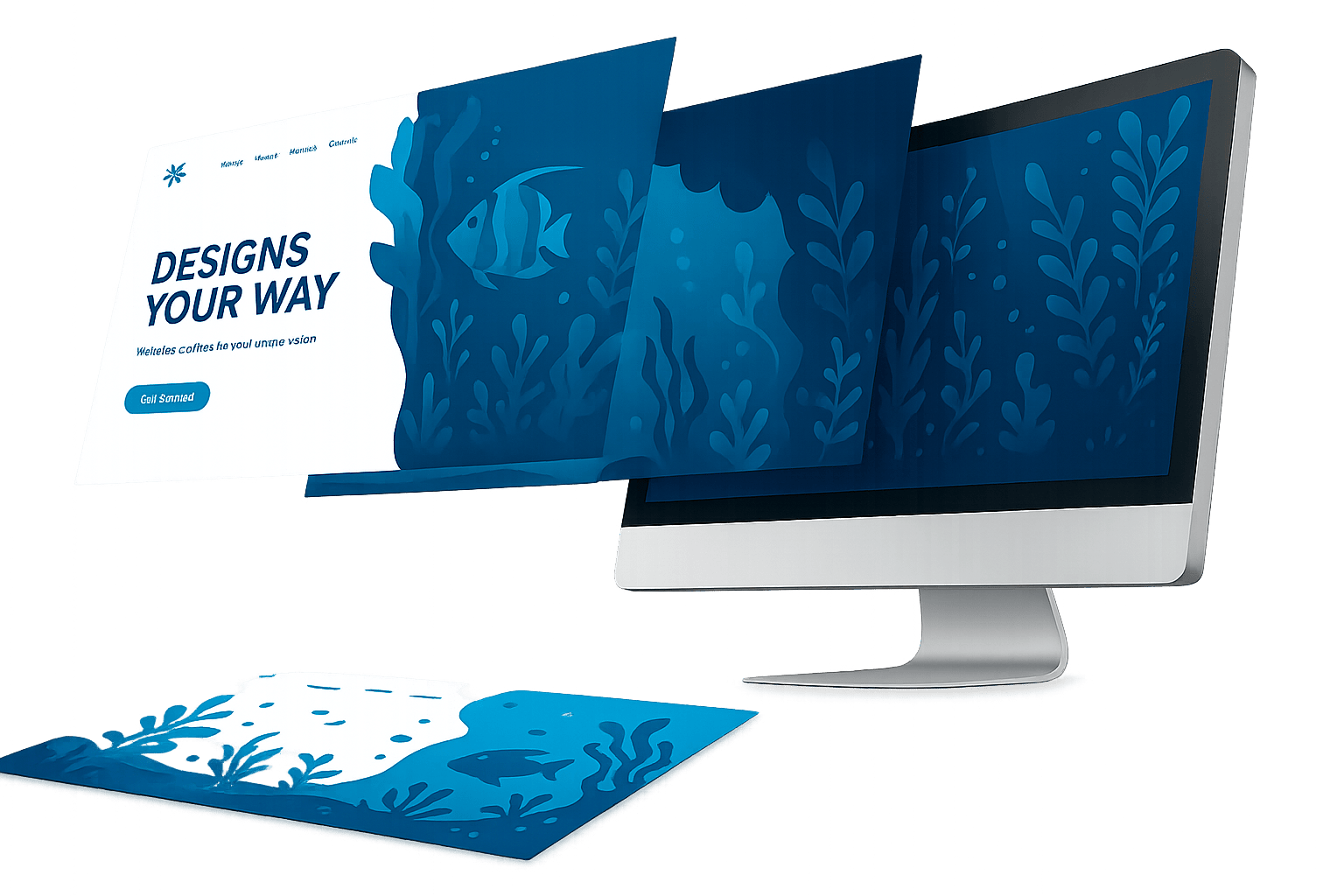 Website Design Illustration